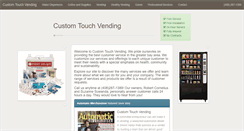 Desktop Screenshot of customtouchvending.com