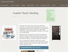 Tablet Screenshot of customtouchvending.com